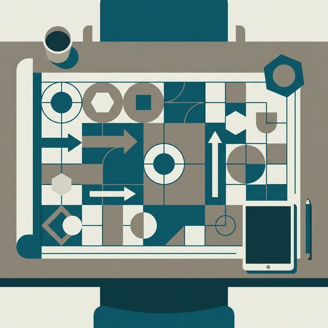 Illustration: Die strategische Landkarte