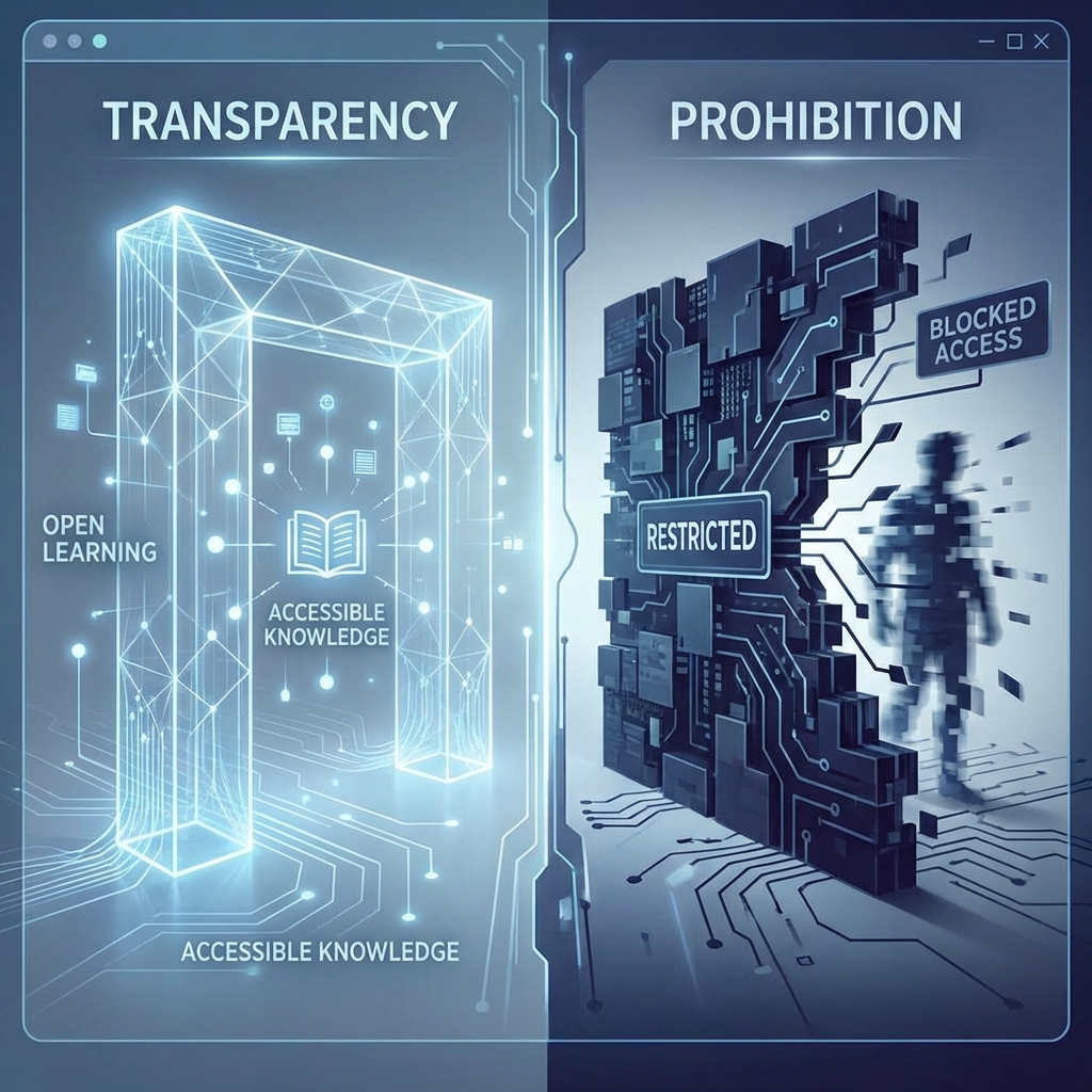 Transparency vs Prohibition